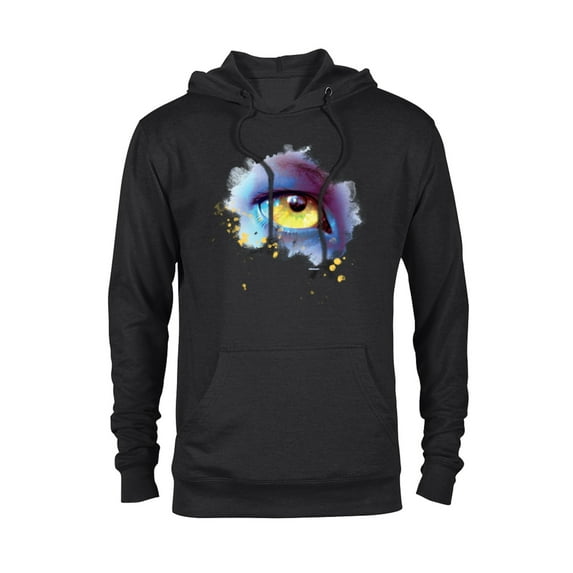 Avatar: The Way of Water Na’vi Golden Eye Watercolor - Pullover Hoodie for Adults - Customized-Black