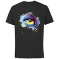 thumbnail image 1 of Avatar: The Way of Water Na’vi Golden Eye Watercolor - Short Sleeve Cotton T-Shirt for Adults - Customized-Black, 1 of 5