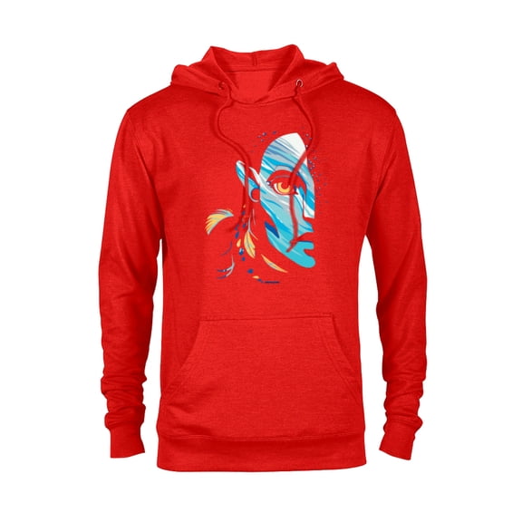 Avatar: The Way of Water Neytiri Na’vi Ocean Half Face - Pullover Hoodie for Adults - Customized-Red