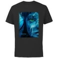 thumbnail image 1 of Avatar: The Way of Water Neytiri Na’vi Underwater Half Face - Short Sleeve Cotton T-Shirt for Adults - Customized-Black, 1 of 5