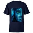 thumbnail image 1 of Avatar: The Way of Water Neytiri Na’vi Underwater Half Face - Short Sleeve T-Shirt for Kids - Customized-Navy, 1 of 5