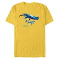 thumbnail image 1 of Avatar: The Way of Water Tulkun Mother and Calf Illustrated - Short Sleeve Blended T-Shirt for Adults - Customized-Yellow, 1 of 5