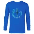 thumbnail image 1 of Avatar: The Way of Water Tulkun Tribal Art Circle - Long Sleeve T-Shirt for Men - Customized-Navy, 1 of 5
