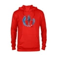 thumbnail image 1 of Avatar: The Way of Water Tulkun Tribal Art Circle - Pullover Hoodie for Adults - Customized-Red Heather, 1 of 5