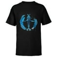 thumbnail image 1 of Avatar: The Way of Water Tulkun Tribal Art Circle - Short Sleeve T-Shirt for Kids - Customized-Black, 1 of 5
