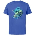 thumbnail image 1 of Avatar: The Way of Water Underwater Ilu Trio - Short Sleeve Cotton T-Shirt for Adults - Customized-Royal Heather, 1 of 5