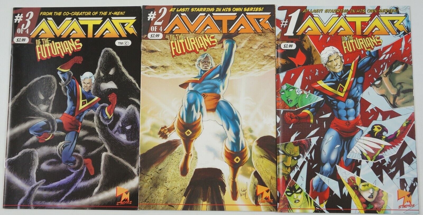 Avatar of the Futurians #1-3 VF/NM complete series - Dave Cockrum
