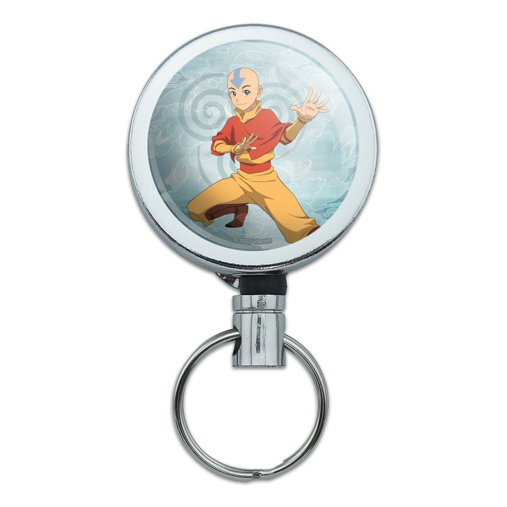 Avatar the Last Airbender Aang Heavy Duty Metal Retractable Reel ID ...