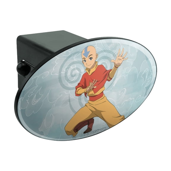 Avatar the Last Airbender Aang Oval Tow Trailer Hitch Cover Plug Insert