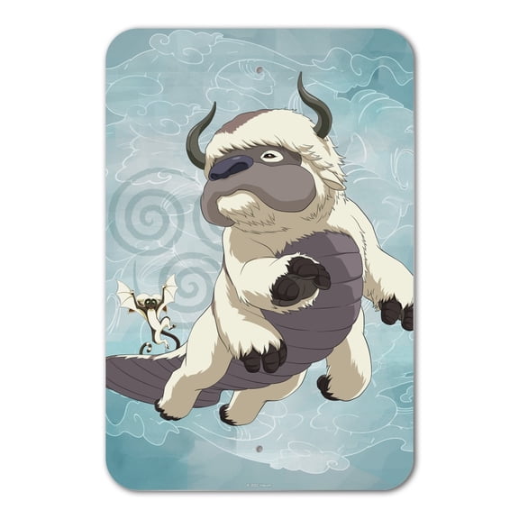 Avatar the Last Airbender Appa & Momo Home Business Office Sign