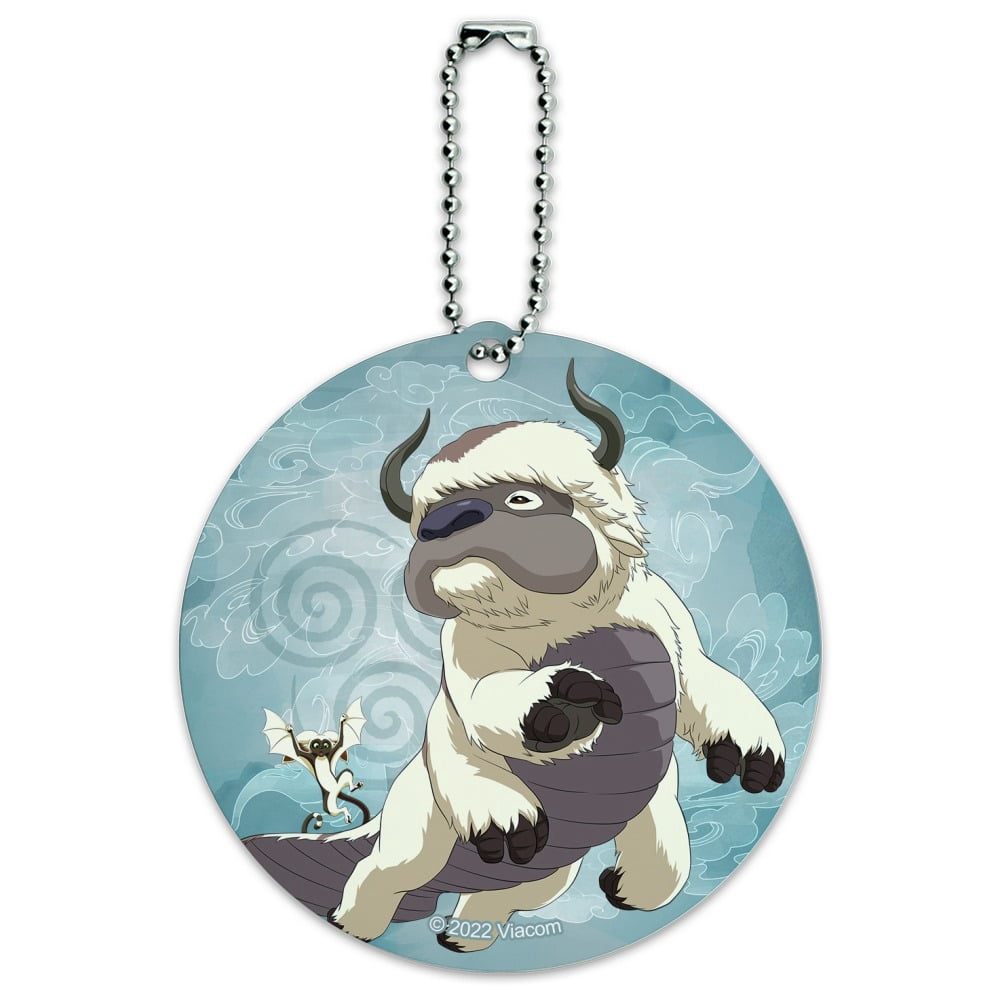 Avatar the Last Airbender Appa & Momo Round Luggage Card Carry-On ID ...