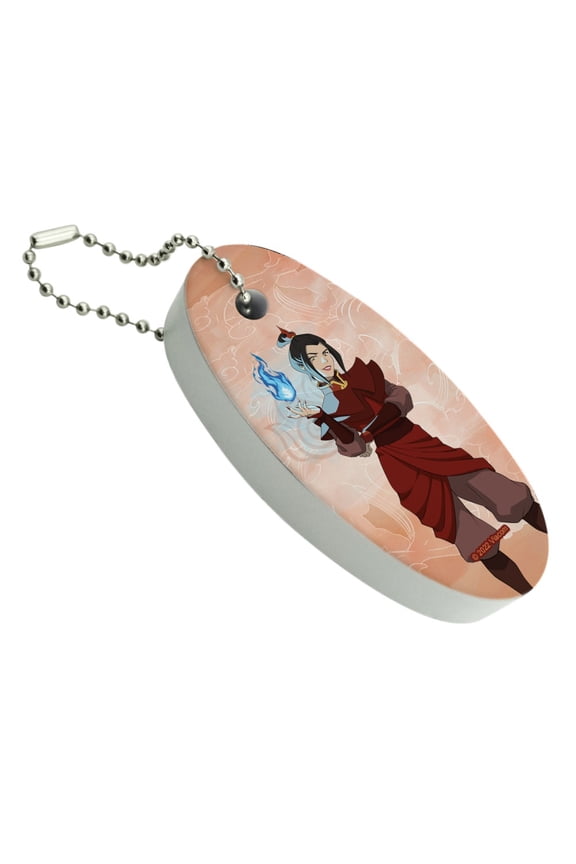 Avatar the Last Airbender Azula Floating Keychain Oval Foam Fishing Boat Buoy Key Float