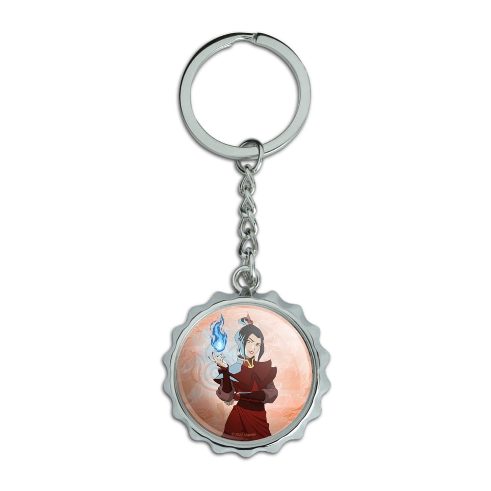 Avatar the Last Airbender Azula Keychain Chrome Plated Metal Pop Cap ...