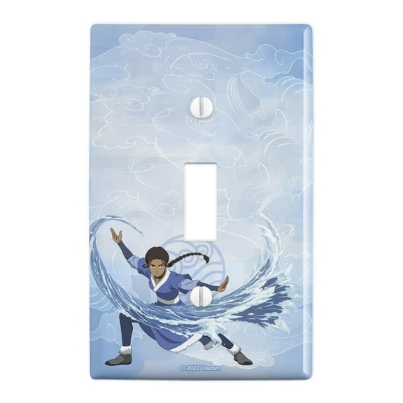 Avatar the Last Airbender Katara Plastic Wall Decor Toggle Light Switch Plate Cover