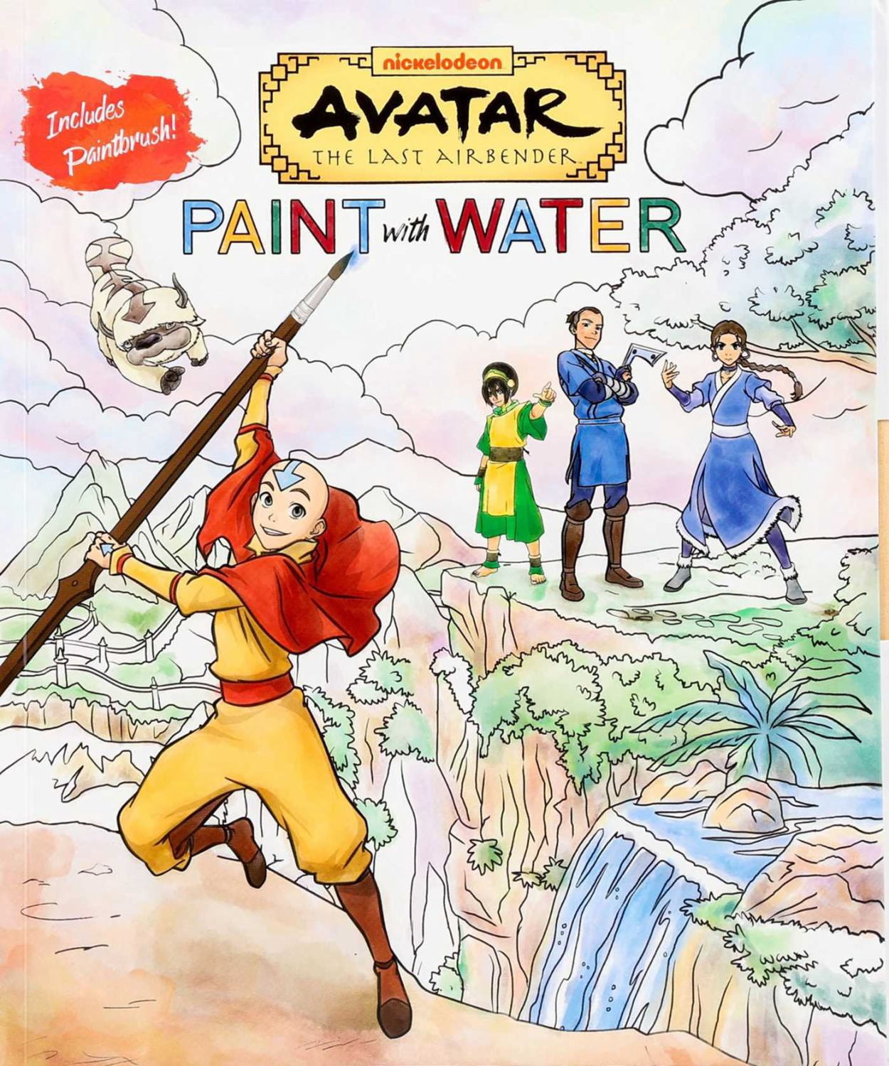Avatar the Last Airbender Paint with Water (Paperback) - Walmart.com