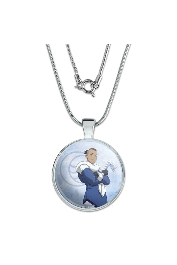 Avatar the Last Airbender Sokka 1" Pendant with Sterling Silver Plated Chain