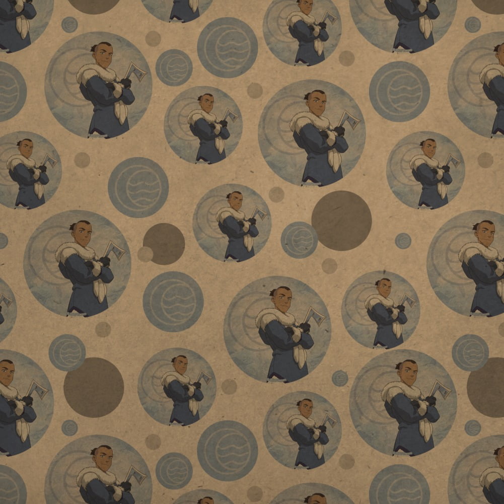Avatar the Last Airbender Sokka Premium Kraft Gift Wrap Wrapping Paper Roll