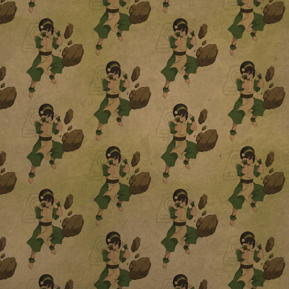 Avatar the Last Airbender Toph Premium Kraft Roll Gift Wrap Wrapping Paper