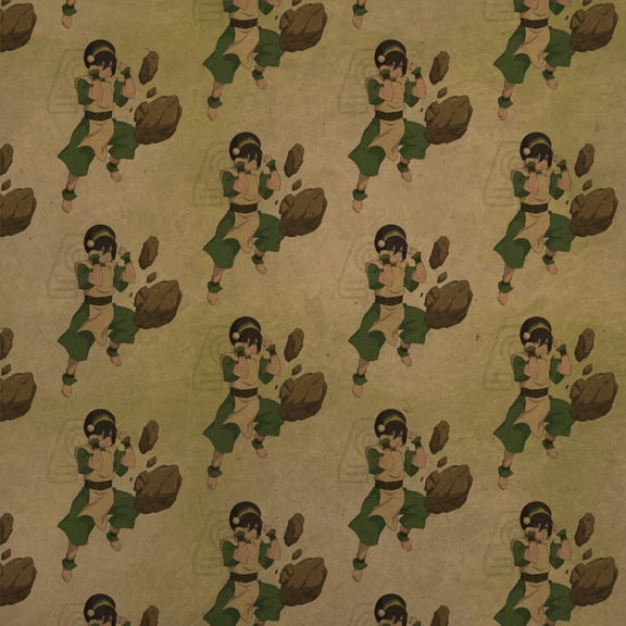 Avatar the Last Airbender Toph Premium Kraft Roll Gift Wrap Wrapping Paper