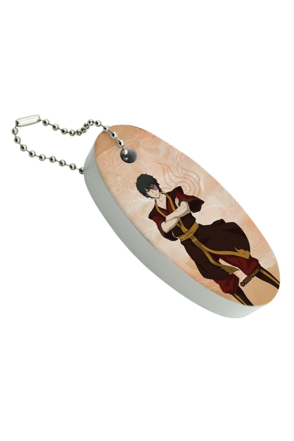 Avatar the Last Airbender Zuko Floating Keychain Oval Foam Fishing Boat Buoy Key Float