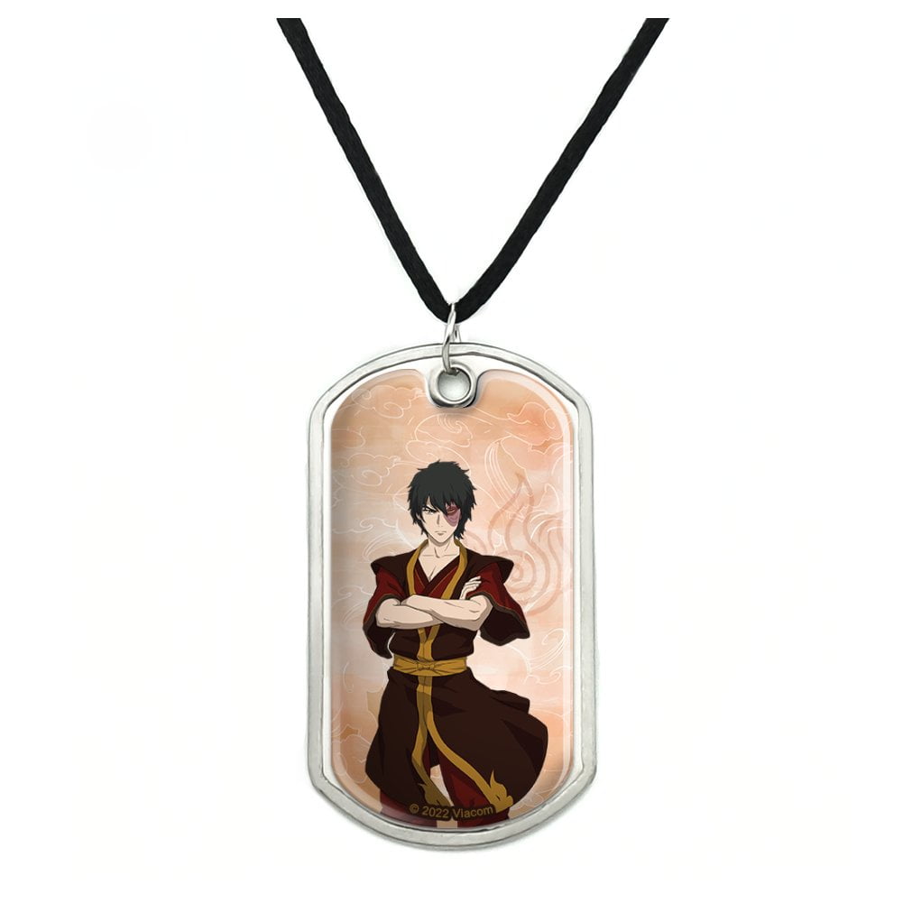 Avatar the Last Airbender Zuko Military Dog Tag Pendant Necklace with ...