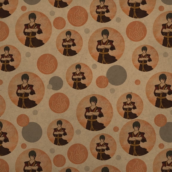 Avatar the Last Airbender Zuko Premium Kraft Gift Wrap Wrapping Paper Roll