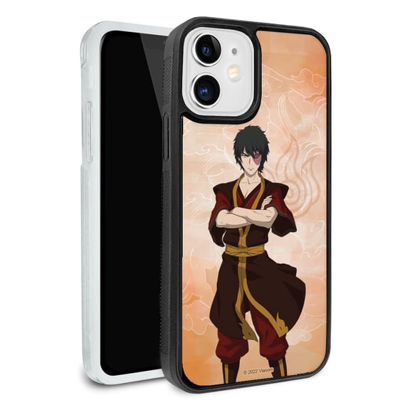 Avatar the Last Airbender Zuko Protective Slim Fit Hybrid Rubber Bumper Case Fits Apple iPhone 8, 8 Plus, X, 11, 11 Pro,11 Pro Max, 12, 12 Pro