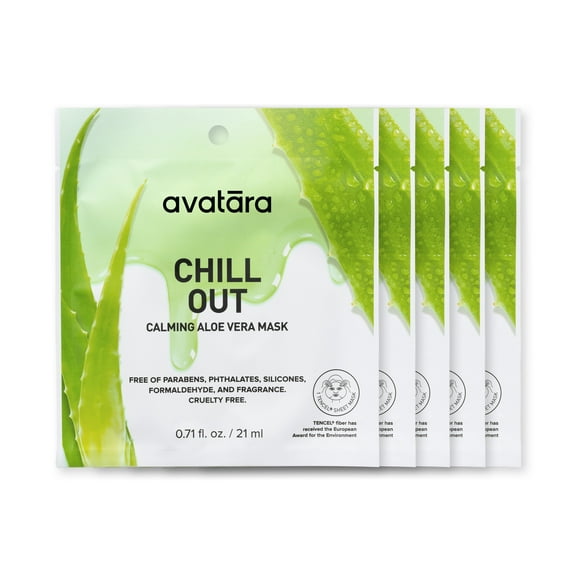 Avatara Chill Out Face Mask, 5 Pack