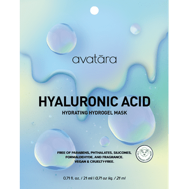Avatara Hyaluronic Acid Hydrating Hydrogel Sheet Mask for All Skin Types