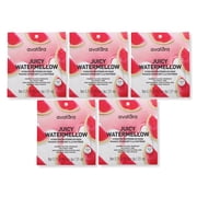 Avatara Juicy Watermellow Hydrating Watermelon Face Masks for All Skin Types, 5 Sheet Masks