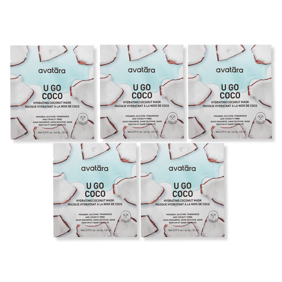 Avatara U Go Coco Face Mask, 5 Pack
