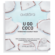 Avatara U Go Coco Face Sheet Mask, Hydrating for All Skin Types