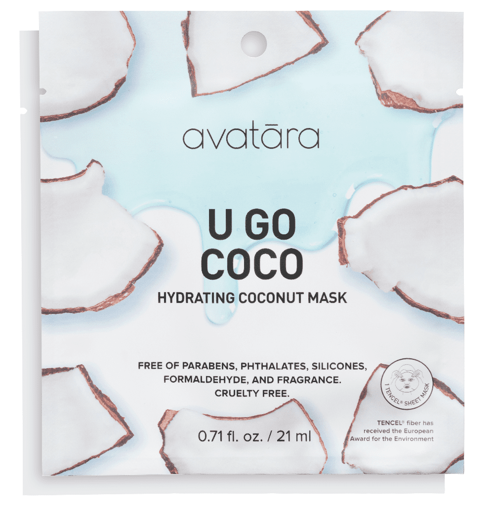 Avatara U Go Coco Face Sheet Mask, Hydrating for All Skin Types ...