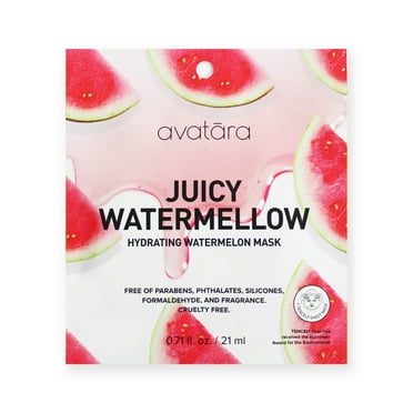 Avatara Watermellow Sheet Face Mask for All Skin Types, Hydrating & Nourishing