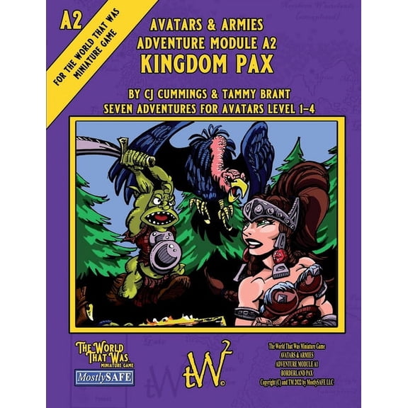 Avatars & Armies Adventure Module A2 - Kingdom Pax, (Paperback)