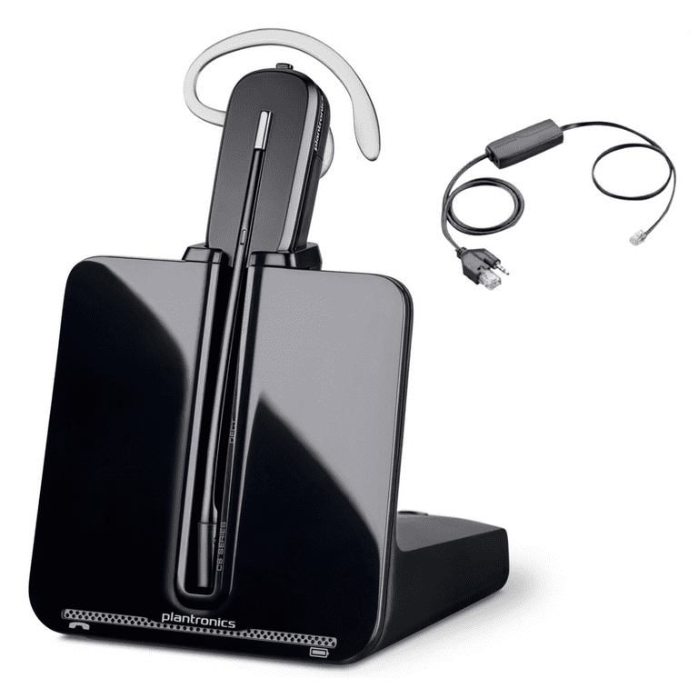 Avaya Compatible Plantronics VoIP Wireless Headset Bundle with