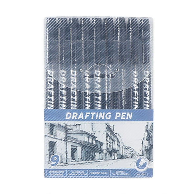 Avdjesfny 0.5 Mm Pens Fineliner Pens,Micro Pens Black Fine Liner Ink Pens Fine Tip Pens Waterproof for Artist Illustration Calligraphy Sketching, Technical Drawing Anime Journaling