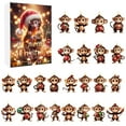 Avdjesfny 2025 Advent Countdown Calendar Funny Cute Monkey Ornament, 24