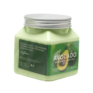 Avdjesfny Body Prescriptions Exfoliating Body Scrub – Body Cleanser for Nourished, Ultra-Smooth Skin, Shea Butter and Almond Milk Natural Exfoliating Turmeric Face Scrub