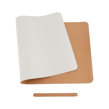 Avdjesfny Pad Protector for Desk Leather Desk Pad Protector, Mouse Pad, Office Desk Mat, Non-Slip Pu Leather Desk Blotter, Laptop Desk Pad, Waterproof Desk Writing Pad for Office and Home
