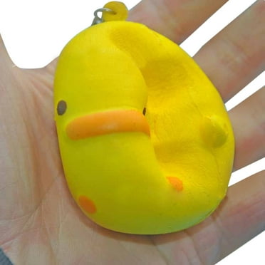 Avdjesfny Rubber Yellow Ducks/ Ducky No Hole Waterproof No Squeak Bath/Pool/Water Float Toy Stuffed with Sealed Plug Without Hole for Kids in Bulk