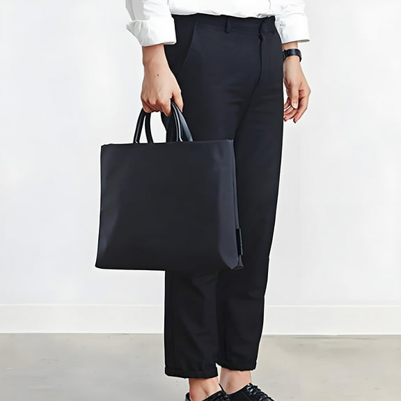 Avdolw 15 Inch Laptop Bag, Portable Business Briefcase, Durable Watertight Polyester, Stylish Scratch-Resistant Design