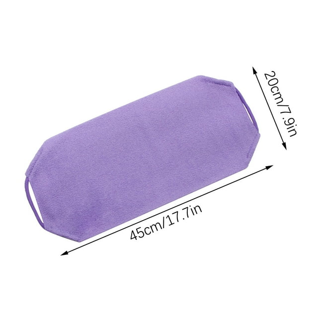 Avdolw 2pc Stretchy Frosted Bath Towel Exfoliating Back Scrubber with