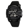 thumbnail image 1 of Avdolw 50m Waterproof Outdoor Sports Digital Watch, luminous alarm timing silicone strap unisex shockproof fitness daily wristwatch,Black, 1 of 5