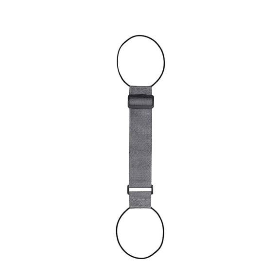Avdolw Adjustable Nylon Luggage Strap With Heavy Duty Elastic Loops Hands Free Add a Bag Holder Practical Travel Accessory for Carrying Extra Bags and Purses,Gray