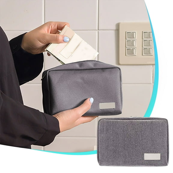 Avdolw Blocking Passport Wallet & Travel Organizer - Secure Nylon Pouch w/ Zipper, Luggage Tag, ID/Credit Card Holder