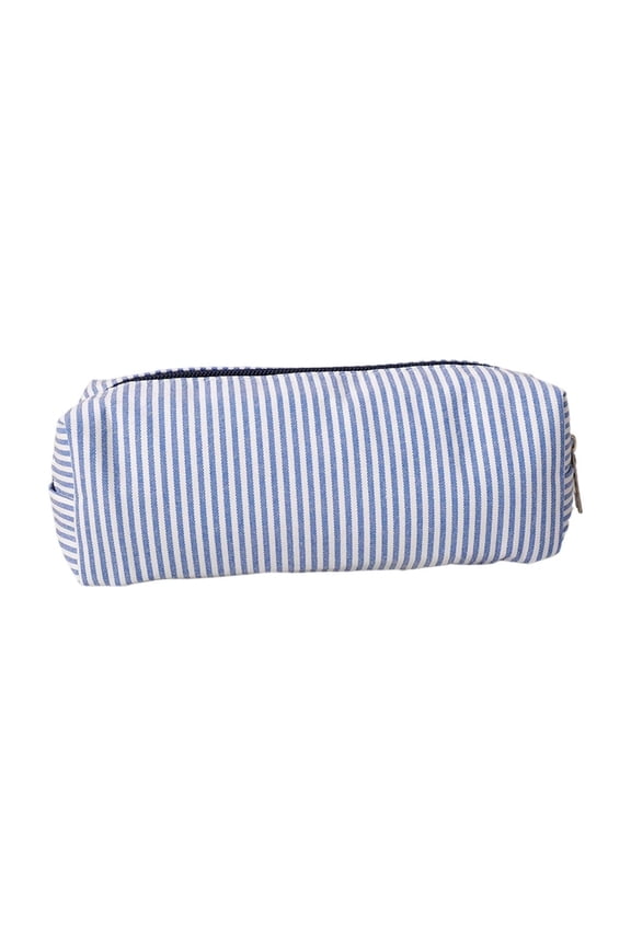 Colorful Cloth Multi Purpose Storage Pouch Portable Travel Cosmetic Stationery Organizer Bag,Navy