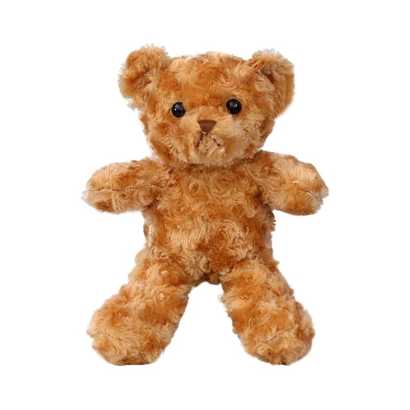 Avdolw Cute Sweater Bear - Adorable Plush Toy with Soft Knitted Sweater, Safe Polyester Filling, Perfect for Holiday Cuddles and Winter Decor,Yellow