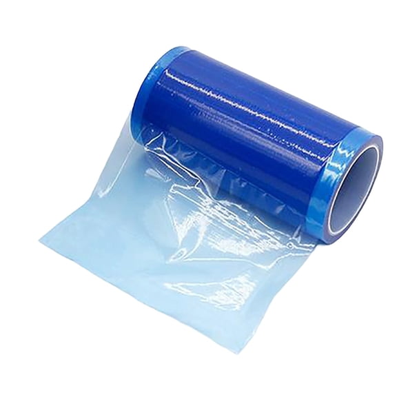 Avdolw Disposable Waterproof Protective Barrier Film for Toilet Seats - 100 Sheets, Flexible Plastic and Acrylic Adhesive, Ideal for Travel, Hotel, and Clinic Hygiene,Blue