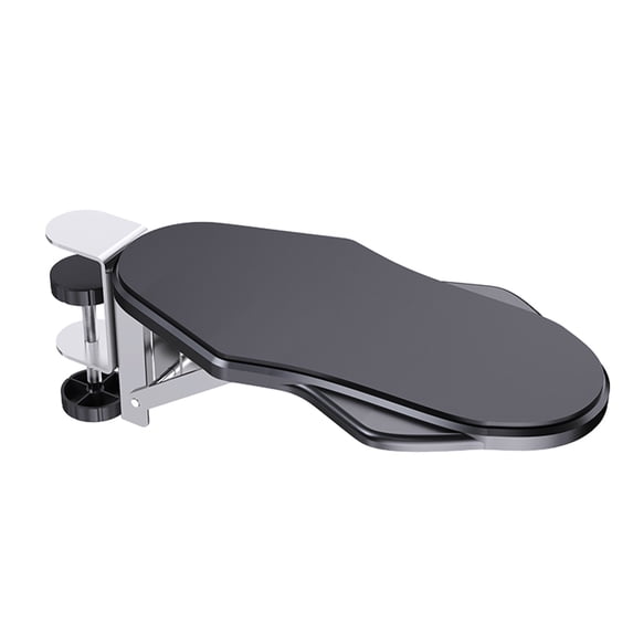 Avdolw Ergonomic Desk Extender Tray with 90° Foldable Elbow Support - Easy Install Clamp-on Table Mount for Office and Home Use